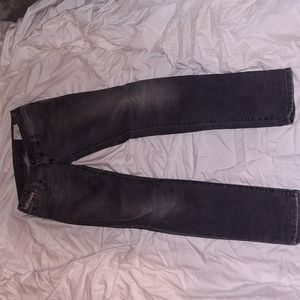 Diesel distressed denim jeans grey/black size 25 x 32